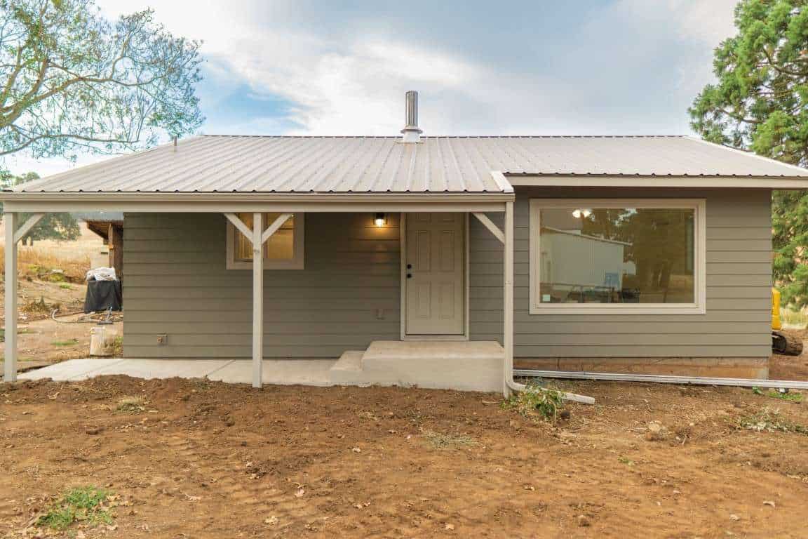 front porch after remodel of hazelnut ridge